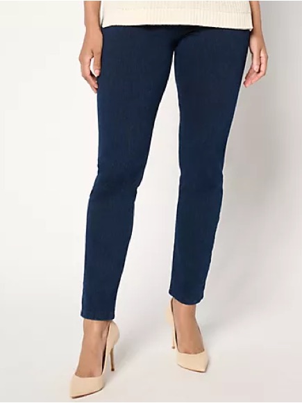 New Women W/ Control Tummy Control Prime Stretch Denim Pants Midwash Size Medium
